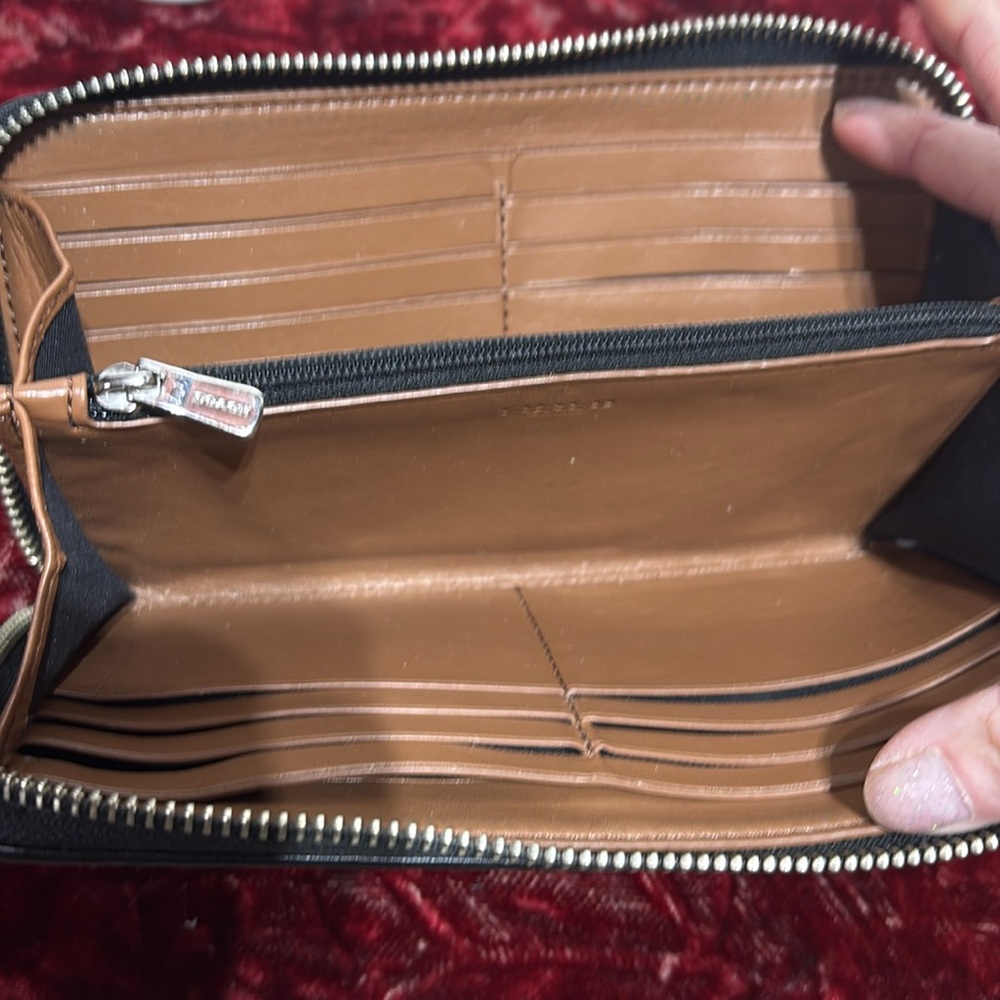 Coach Legacy long wallet black/grey jacquard - Picture 3 of 5